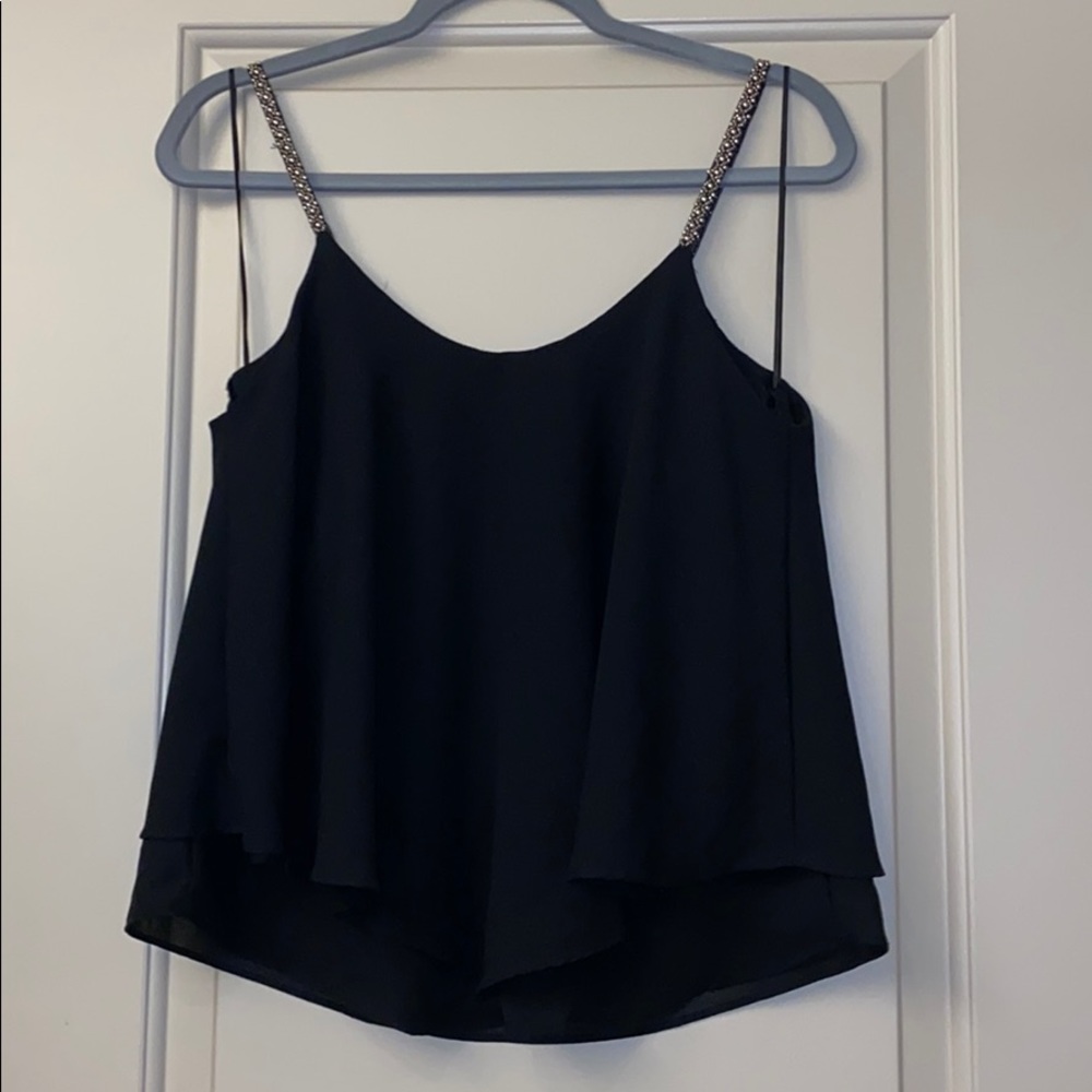 Love Mark Black Tank Top Medium - Picture 3 of 4
